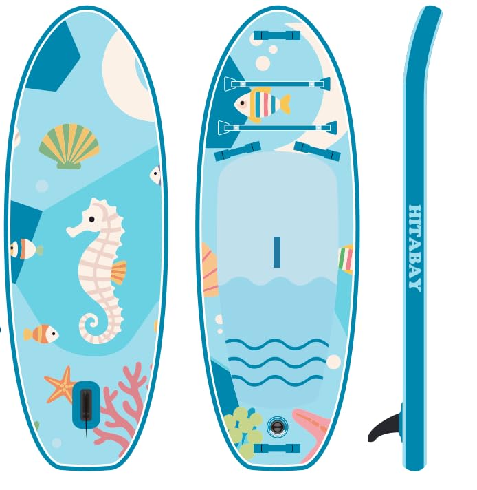 Tabla Paddle Surf Hinchable para Niños, Accesorios Completos para Niños Tabla Sup Hinchable 2,1m, 2,3m, 2,4 m, 2,9m Paddle Board, Multicolor Tabla de Stand Up Paddling Board