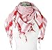 Premium Shemagh Head Neck Scarf - Red/White