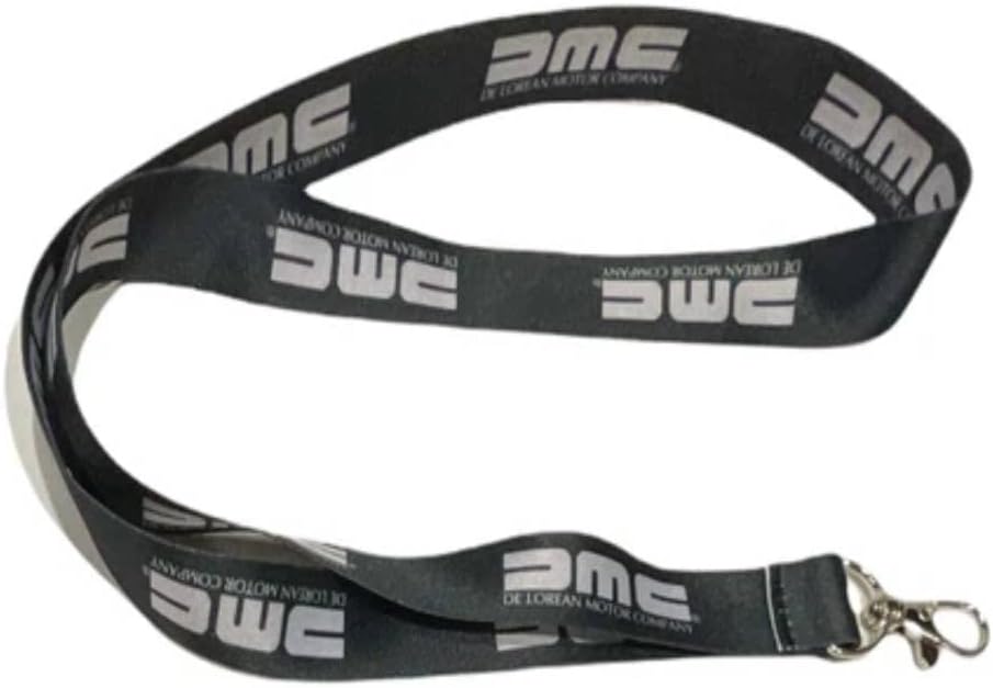 DeLorean Motor Company DMC logo Neck Lanyard Badge Holder, Licensed