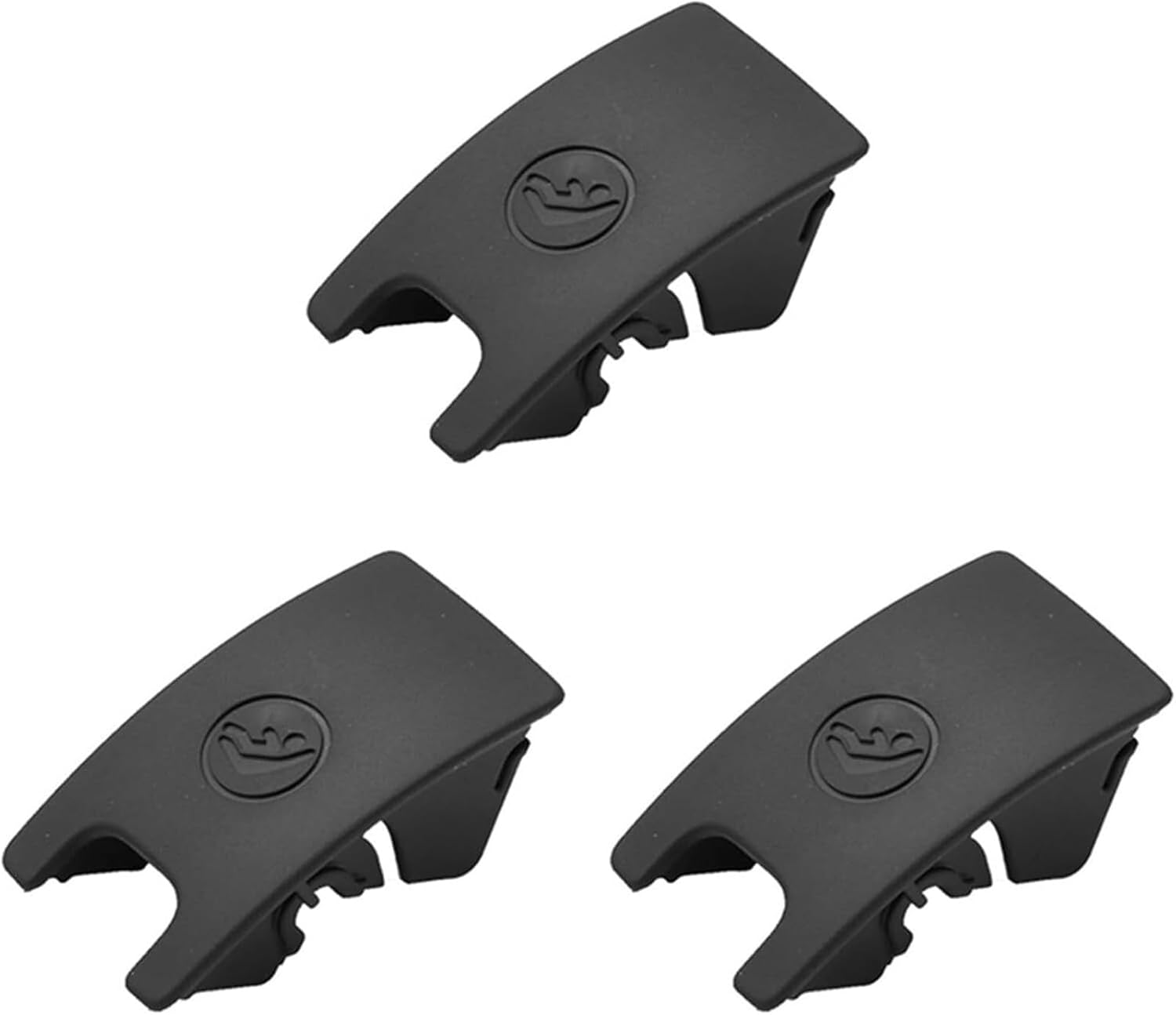 3X Car Rear Child Seat Anchor for Isofix Slot Trim Cover Button for Audi A4 (09-16) 8T0887187