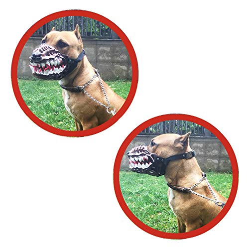 bloody teeth dog muzzle