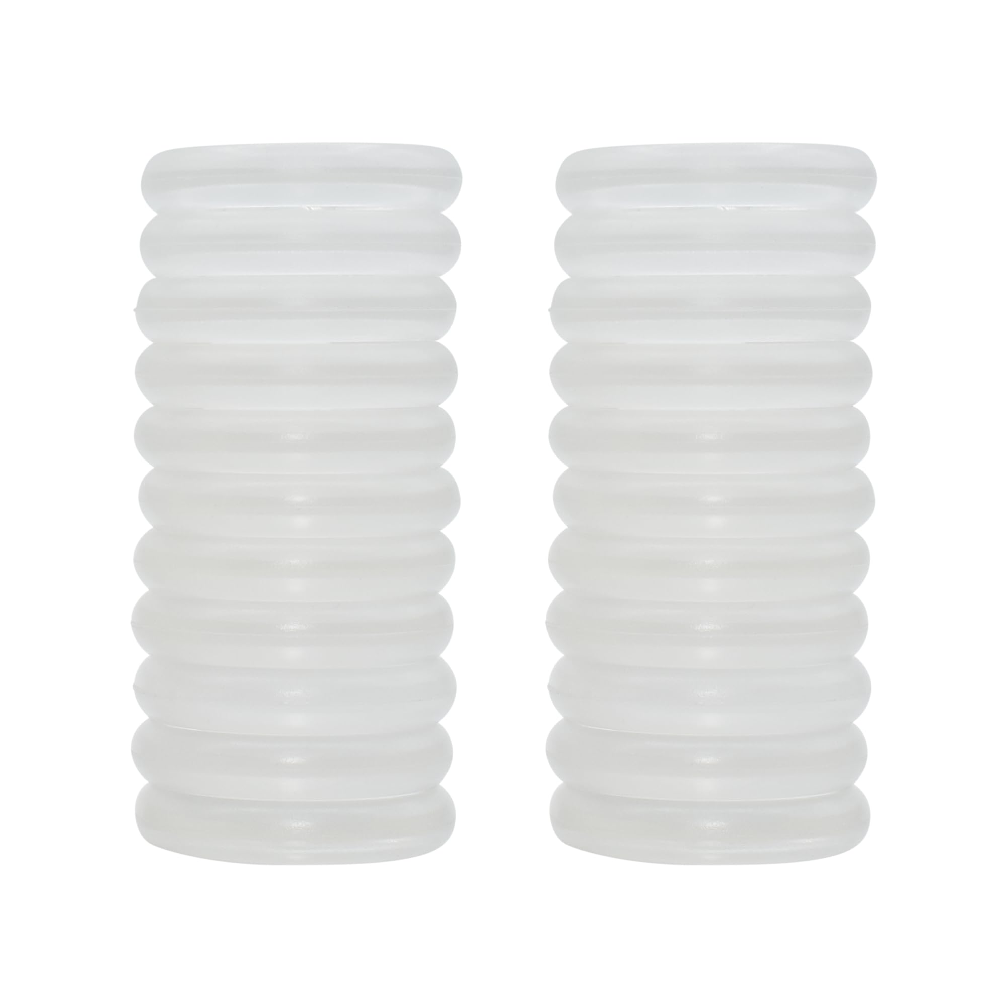 Eleven Discs 1-Inch Translucent Plastic Discbound Expansion Discs for Custom Notebook and Planner - Compatible with Circa, Arc, TUL (Set of 22)