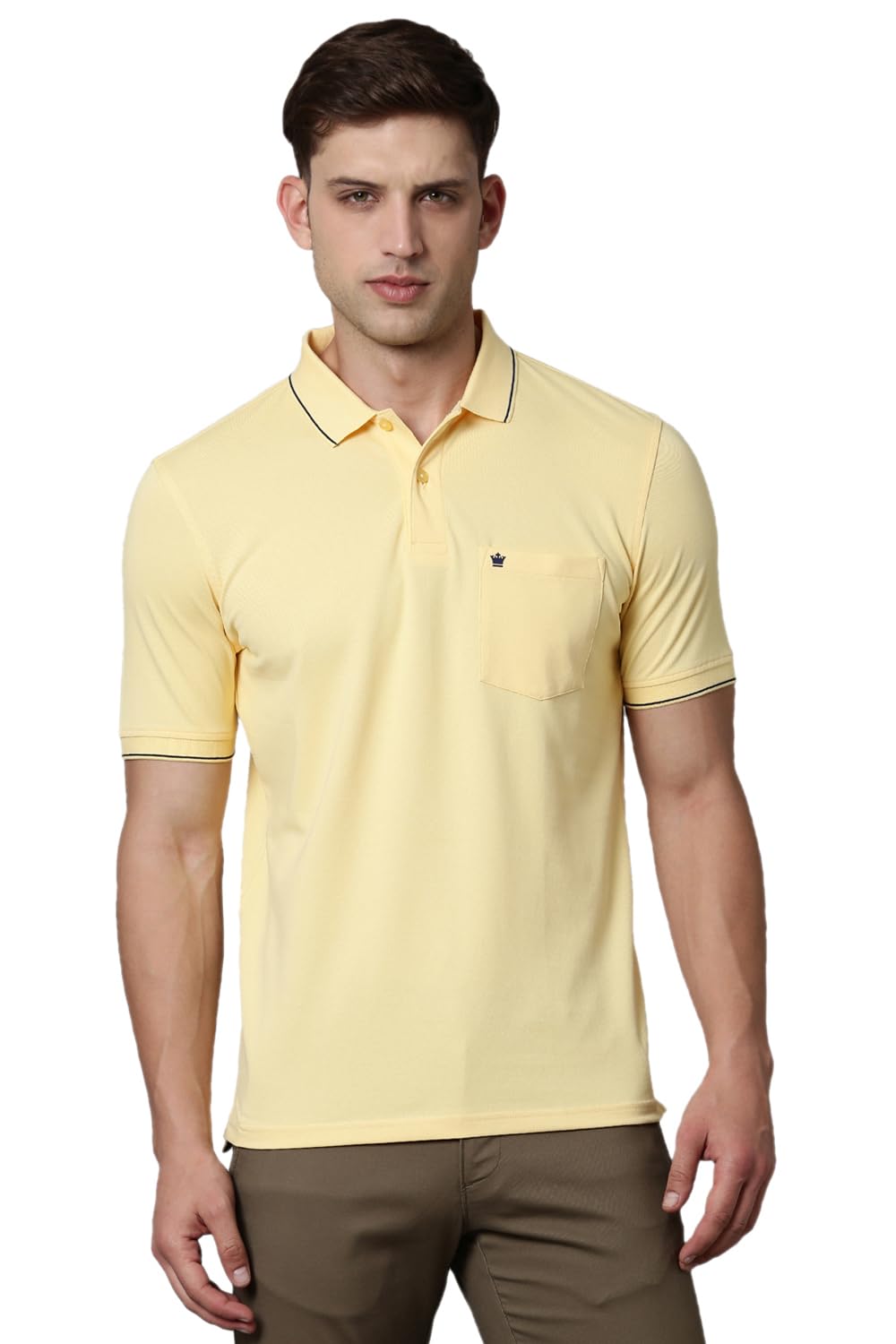 louis philippe Men's Solid Regular Fit T-Shirt-picture-33