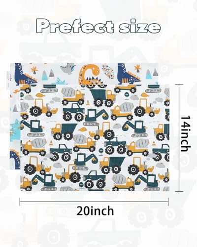 Image of ALVABABY Toddler Pillowcases Cotton Fit 14 inchx 20 inch or 13 inchx 18 inch Kids Pillow