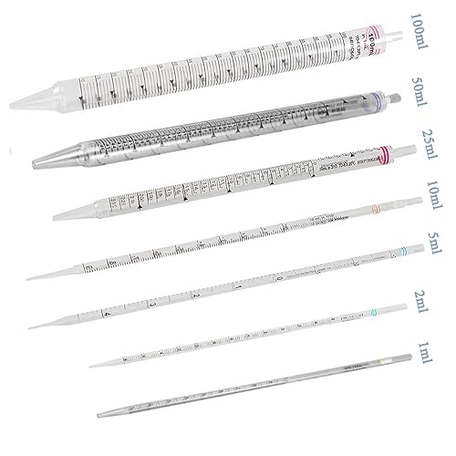 Adamas-Beta Pipeta serológica desechable, 0.0fl oz, envuelta individualmente, poliestireno (100 unidades)