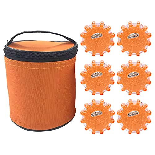 🚨 [Set famiglia] 1 confezione da 3 o 1 confezione da 6, che è molto adatta per la distribuzione tra i membri della famiglia; Le luci lampeggianti sono dotate di borse portaoggetti, che sono kit di emergenza perfetti che possono essere collocati nel bagagliaio del veicolo per affrontare le emergenze stradali e le situazioni di pericolo. (Le spie lampeggianti utilizzano batterie AAA | batterie non incluse).