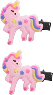 Mix&Max Hair Clips 2 Pieces Shape Horse For Girls-Pink
