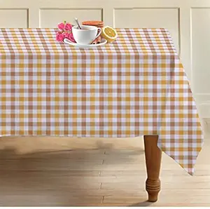 AIRWILL, 100% Cotton Self Designed 4 Seater Table Cloth, Pack of 1 pc.