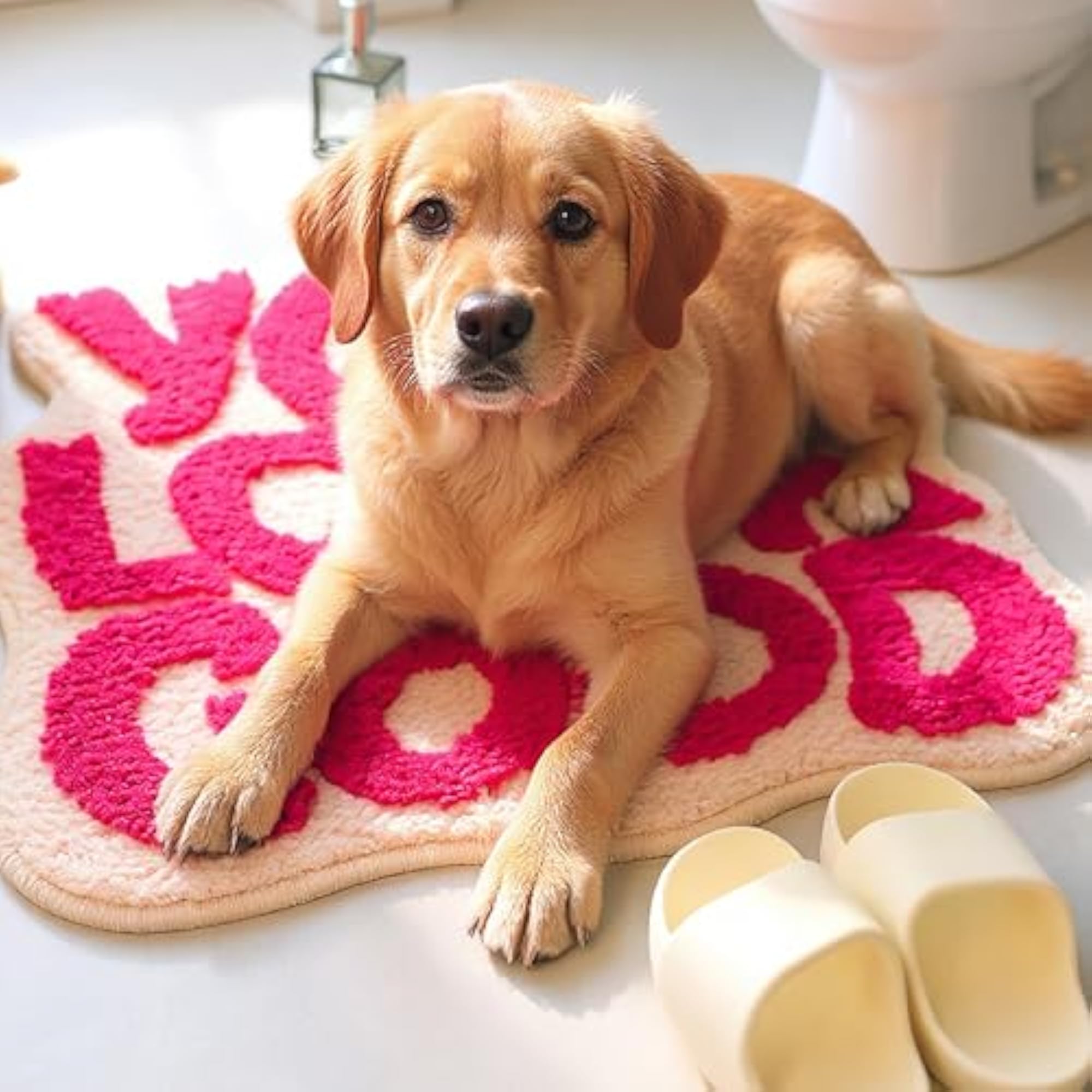 You Look Good Bath Mat, Cute and Fun Design