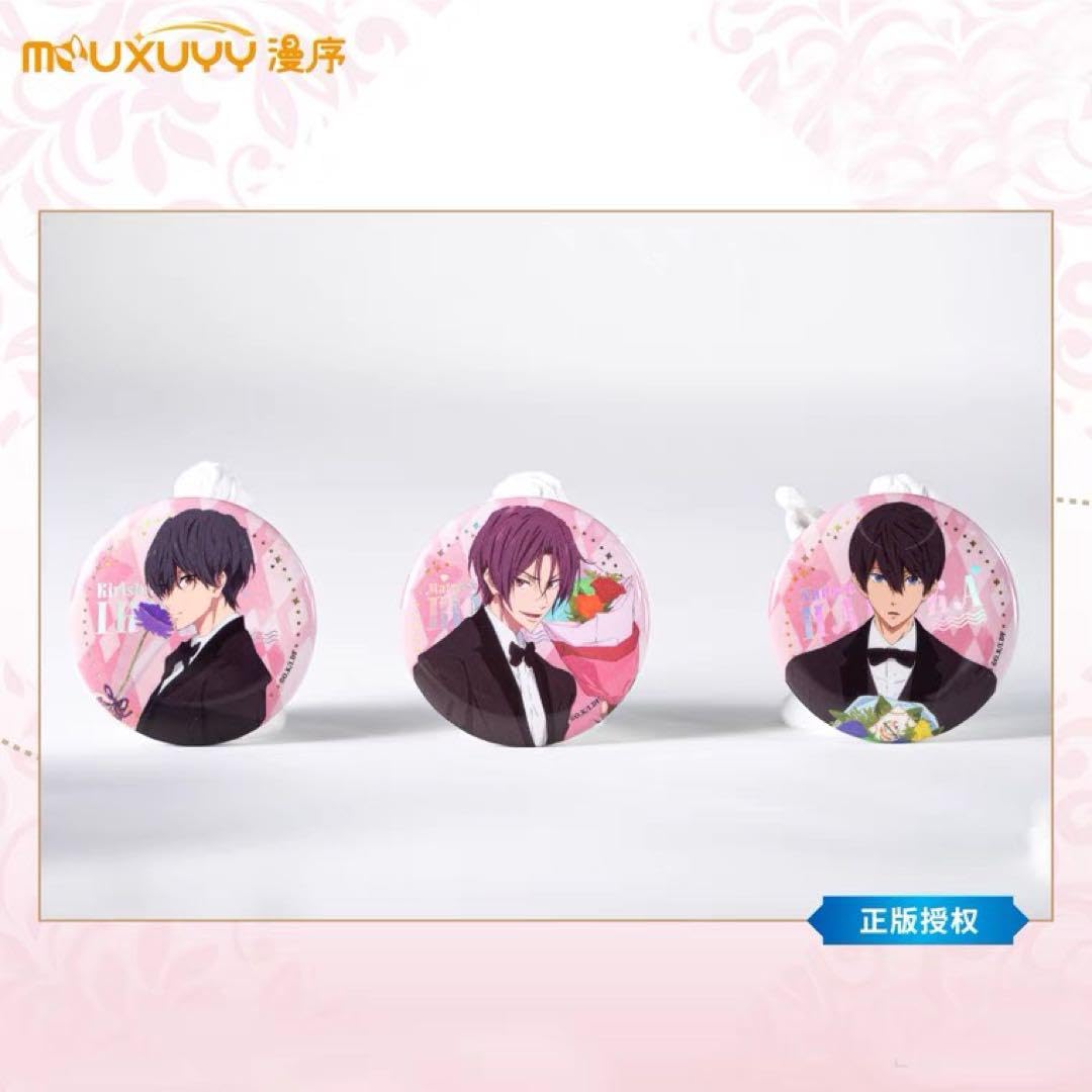 Amazon.co.jp: free! 中国限定 ホロ 缶マグネット 松岡凛 スーツ
