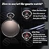 SIBOSUN Pocket Watch Men Personalized Chain Quartz from Son Daughter to DAD Engraved - Image 6