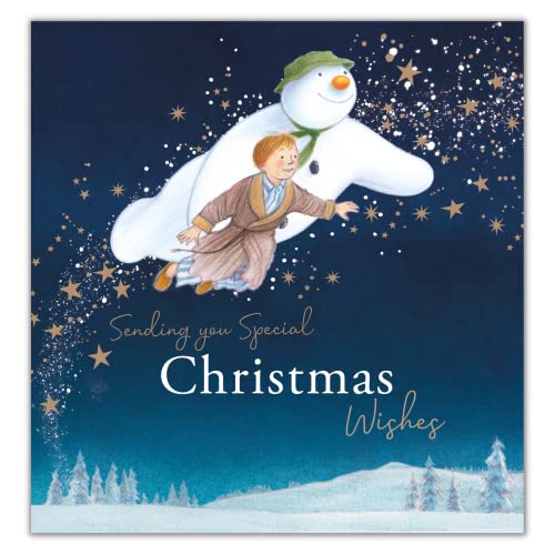 Danilo Promotions Official The Snowman & The Snowdog Box Christmas Cards, 10 Cards/ 2 Designs, Multi, SMXB1 - Image 3