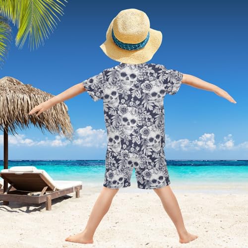 Image of visesunny Little Boys Short Sleeve T-Shirt Beach Shirts Casual Shorts Set Summer Clothes for Kids Outfits