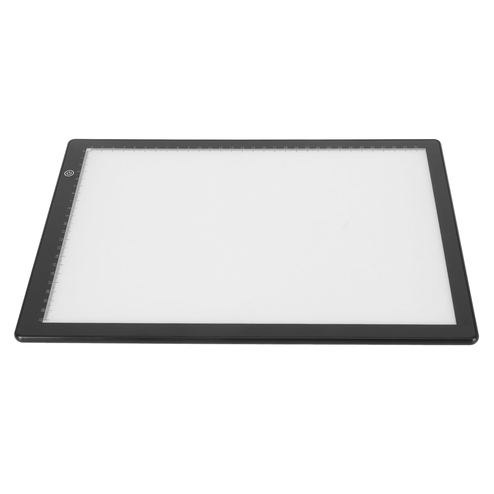 Tavoletta luminosa LED A4 per ricalco, box luminoso portatile per arte con regolazione continua della luminosità, tavolo da disegno ultra sottile con scala chiara per schizzi,