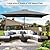 Luxury 10' X 10' Cantilever Patio Umbrella, 360°Rotation,Large Rectangular Cantilever Patio Umbrellas, Heavy Duty Aluminum Off-Set Patio Umbrella,Easy Tilt Sunshade Waterproof for Deck Patio Pool