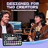 Podcast Equipment Bundle for 2, Audio Interface with DJ Mixer and Condenser Microphones for Live Streaming, Recording Studio Equipment for Gaming Singing, YouTube, TikTok #1