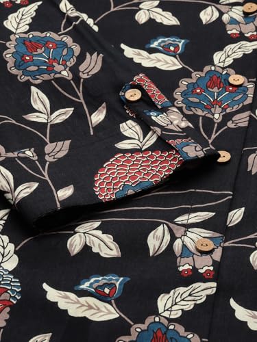 Image of Printed Mandarin Shirt - Casual & Chic (S-3XL)