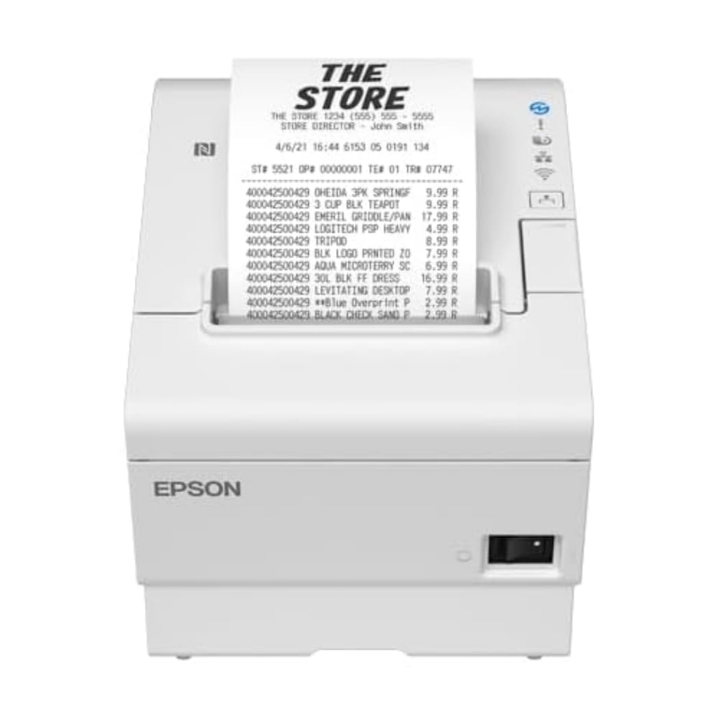Epson TM-T88VII [111]: Usb, Ethernet, Serial, Ps, White (TM-T88VII [111]: Usb Ethernet - Serial Ps White) - 4