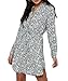 Produktbild ONLY Damen Kleid ONLCory Langarm-Tunika mit Blumenmuster 15200543 Night Sky/Abigale Flower S