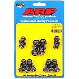 Automotive ARP 2341802 Oil Pan Hex Bolt Kit, Black Chrome Moly Steel, for Select Chevrolet Small Block Applic