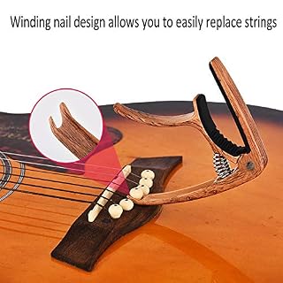 Supmico Capo Guitare Capodastre Ukulélé Capo Clé clip serrage à changement rapide guitare acoustique classique… - Les Beatles, Paul McCartney, John Lennon, RIngo Starr, George Harrison Supmico Capo Guitare Capodastre Ukulélé Capo Clé clip serrage à changement rapide guitare acoustique classique… – Image 6