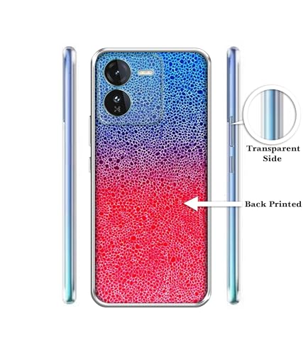 Image of Bubbles Printed Silicon Soft TPU Back Case Cover for iQOO Z9 5G, Multicolor