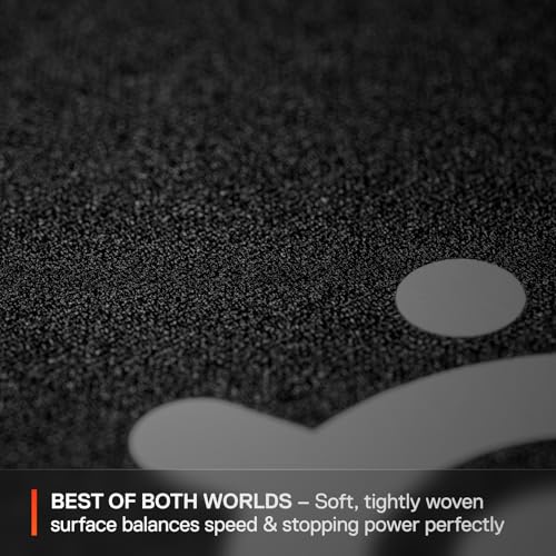 Image of SteelSeries QcK XL Performance Balance Gaming Mousepad - Extra Density for a Smooth Glide - Low-Profile Edge Stitching - Non-Slip Neoprene Rubber Base - 15.75 x 34.43 inch - FPS, MOBAs, RTS, MMO