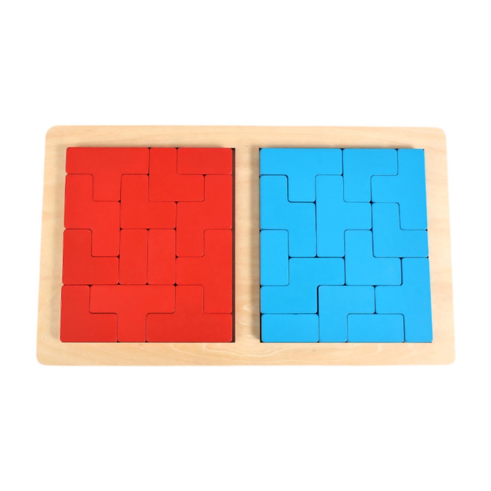 MagiDeal Puzzle in Legno con Blocchi Decorativi, Gioco Rompicapo per Bambini E Adulti, Ragazzi E Ragazze.