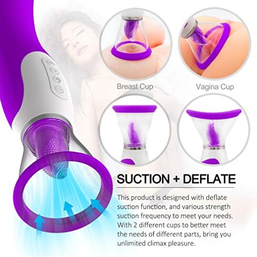 Multiple Speed Clitorial Sucking Toy Clitorial Sucking Vibrate Six Couples Simulator, Waterproof Vibration Silicone Wand Silicone Adullt Toys for Female T-Shirt