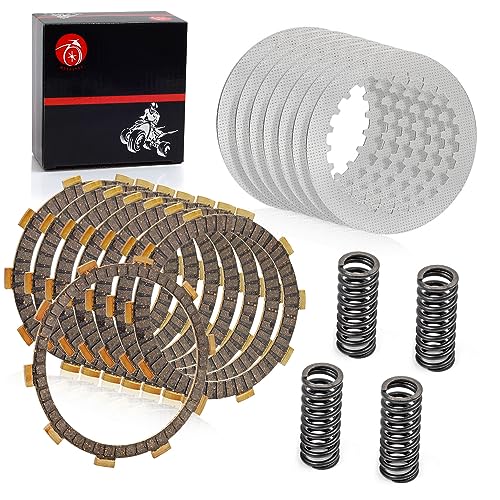 Clutch Friction Plates Kit & Springs Compatible with HONDA Shadow ACE 750 Spirt 750 VT750C VT750CD VT750DC 1998-2003