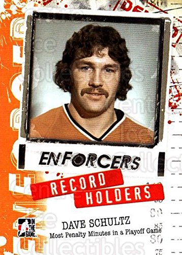 (CI) Dave Schultz Hockey Card 2011-12 ITG Enforcers (base) 28 Dave Schultz
