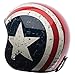 TORC (T50 Route 66) 3/4 Helmet with 'Rebel Star' Graphic (White, Medium)