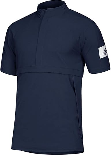 adidas short sleeve quarter zip