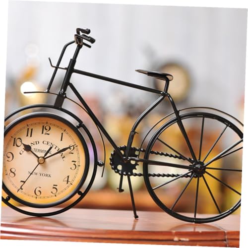 Reloj de bicicleta retro para decorar el dormitorio con estilo silencioso vintage 4