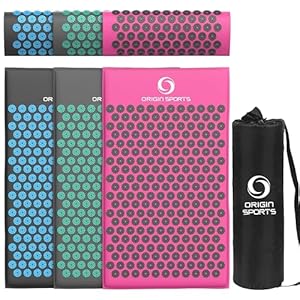 Acupressure body mat and Pillow – Yantra Shakti Massage mat long – Relieve Back and Neck Pain, Relax Muscles, Relieve Insomnia – Includes Washable Cover, Travel Bag