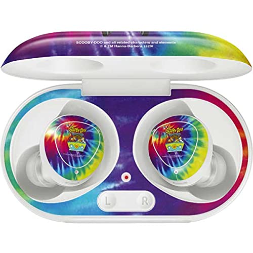 Skinit Decal Audio Skin Compatible with Samsung Galaxy Buds+ - Officially Licensed Warner Bros Scooby-Doo Tie Dye Design