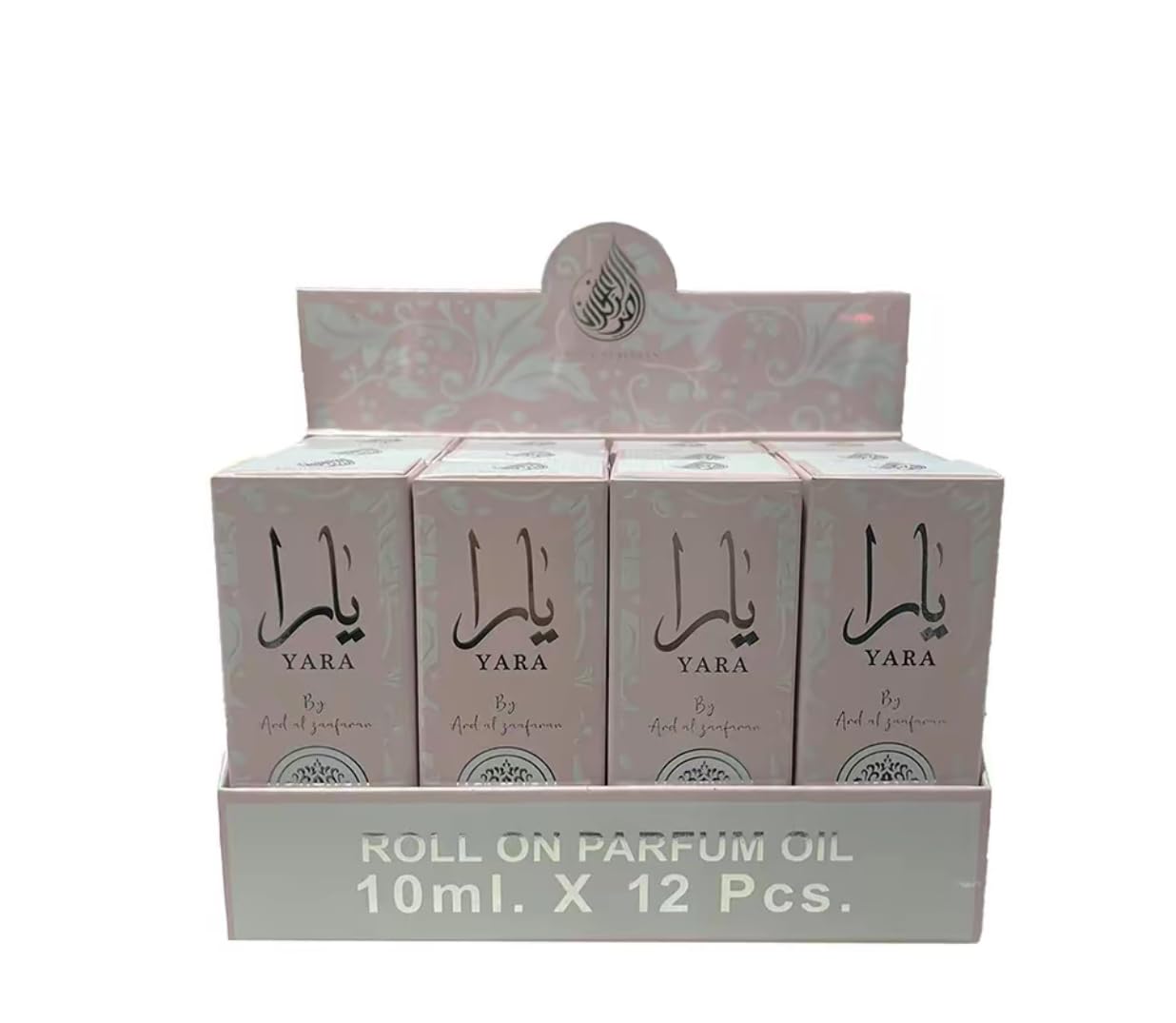 (Pack of 12) Pink Yara 10ml (.34 oz) Perfume Oil Roll-On