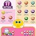 Interactive Alphabet Wall Chart, Talking ABC, 123s, Music Poster, Kids Learning Toys for Toddlers 1-3, Electronic Educational Toddler Toy, Educational Gift for Age 1 2 3 4 5 Year Old Girls Boys - Pink