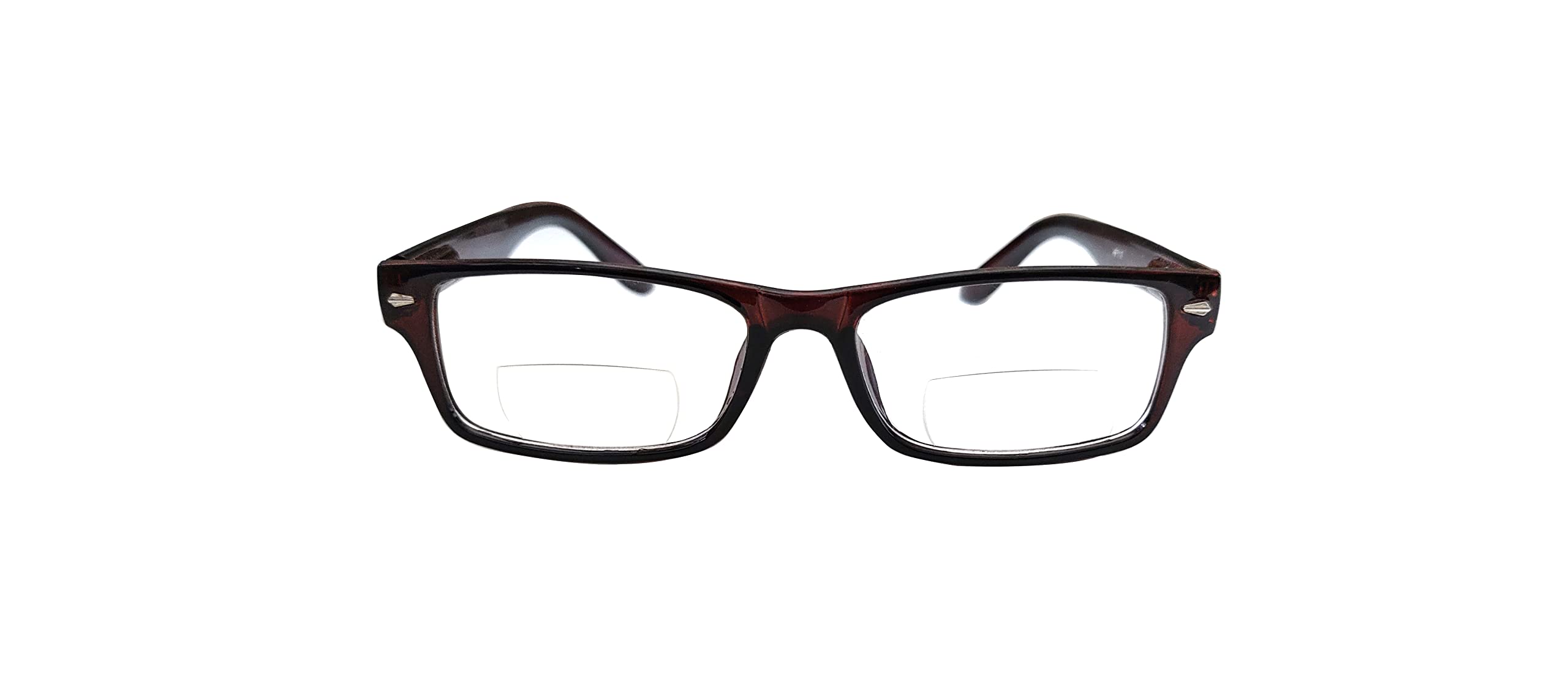 N Specs bifocal distance zero power and near +1.00 to +3.00 power reading glasses for men & women medium size rectangle brown frame with fiber glasses (+1.00) (B08D6QLR4T) Amazon Price History, Amazon Price Tracker