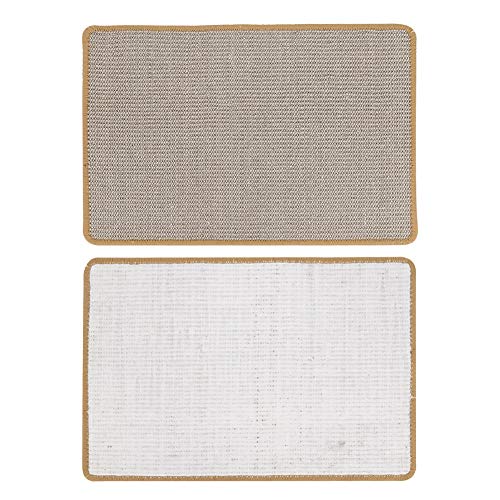Cat Scratcher, Tapete de Sisal Brinquedo para Arranhar Gato, para Cães Gatos(brown, large)