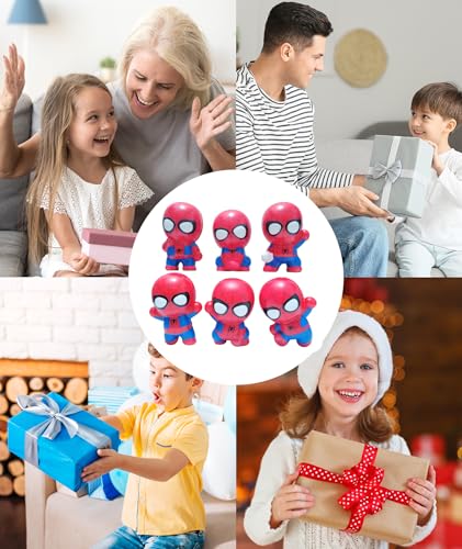 Image of Squishy Toy, Taba Squishy, Squishy Biscuit Squishy Fidget Toys Fufu Taba Stress Ball Squeeze Toys Anxiety Relief for Women /Men Stocking Fillers Birthday Gifts163 (Red(5 Pcs))