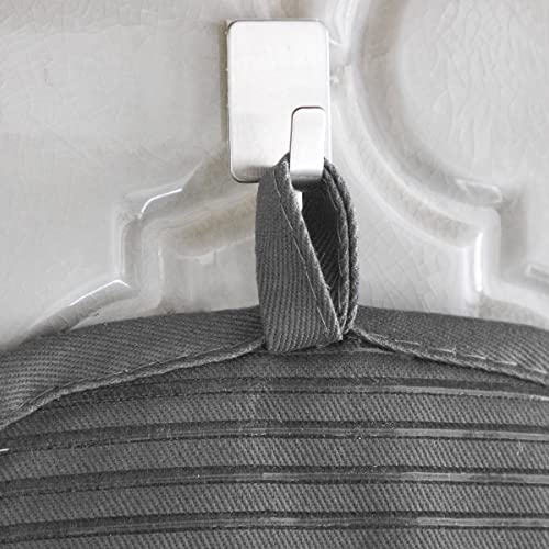 All-Clad Premium Pot Holder & Heating Pad, (2-Pack) Heat Resistant To 500 Degrees, 100% Cotton 10"X6.25" For Kitchen And Barbeque, Pewter #TOP2