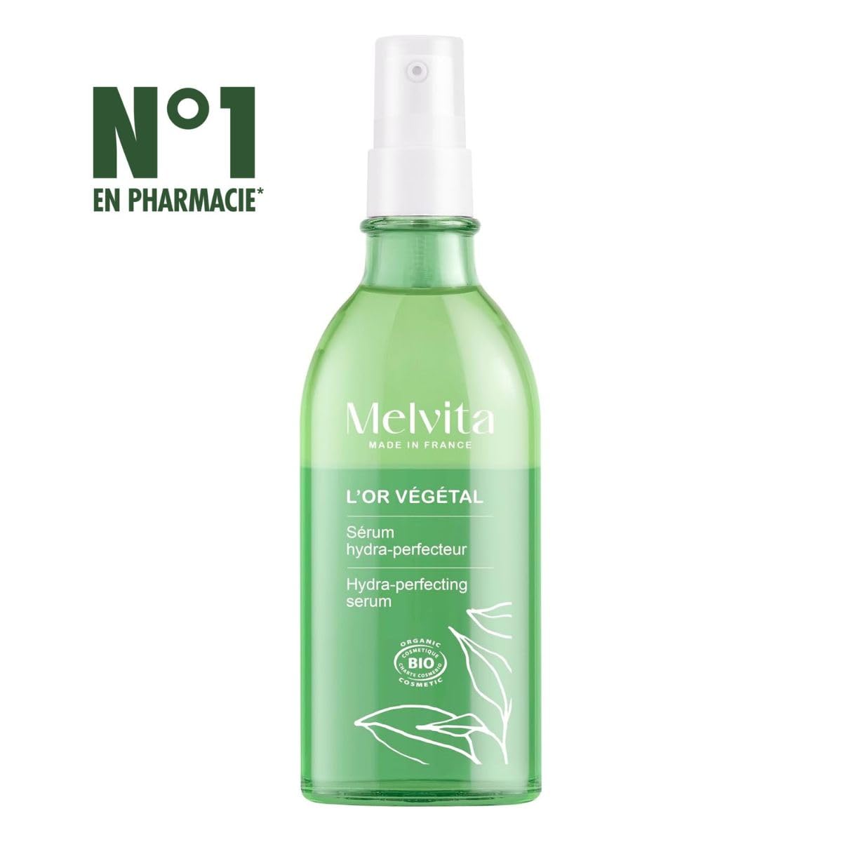 Melvita - Sérum Corps Hydra-Perfecteur - L'Or Végétal - Effet Peau Neuve - Hydratation Intense - Grain de Peau Affiné - 100 ml