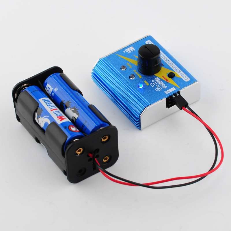 Miniatura 6 de Wishiot Servo probador digital de 3 canales ESC Checker CCPM Control de velocidad de consistencia + 4 celdas AA estuche de soporte de batería para