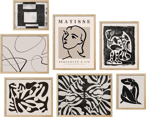 SIGNWIN Poster Wall Art Collage Print Gallery Set of 7