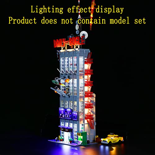 Geament Led Light Kit Compatible With Lego Daily Bugle - Lighting Set For Marvel 76178 Building Model (Lego Set Not Included) #TOP3