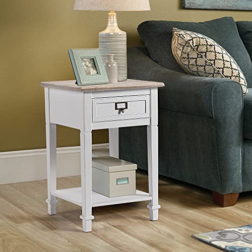 Wnutrees Rustic Farmhouse Accent End Table, Nightstand Side Tables with