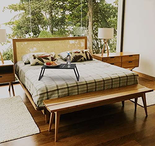 Mesa Potátil Multiuso Notebook MacBook refeições na cama ou sofá - ibi Acessórios (Preta)