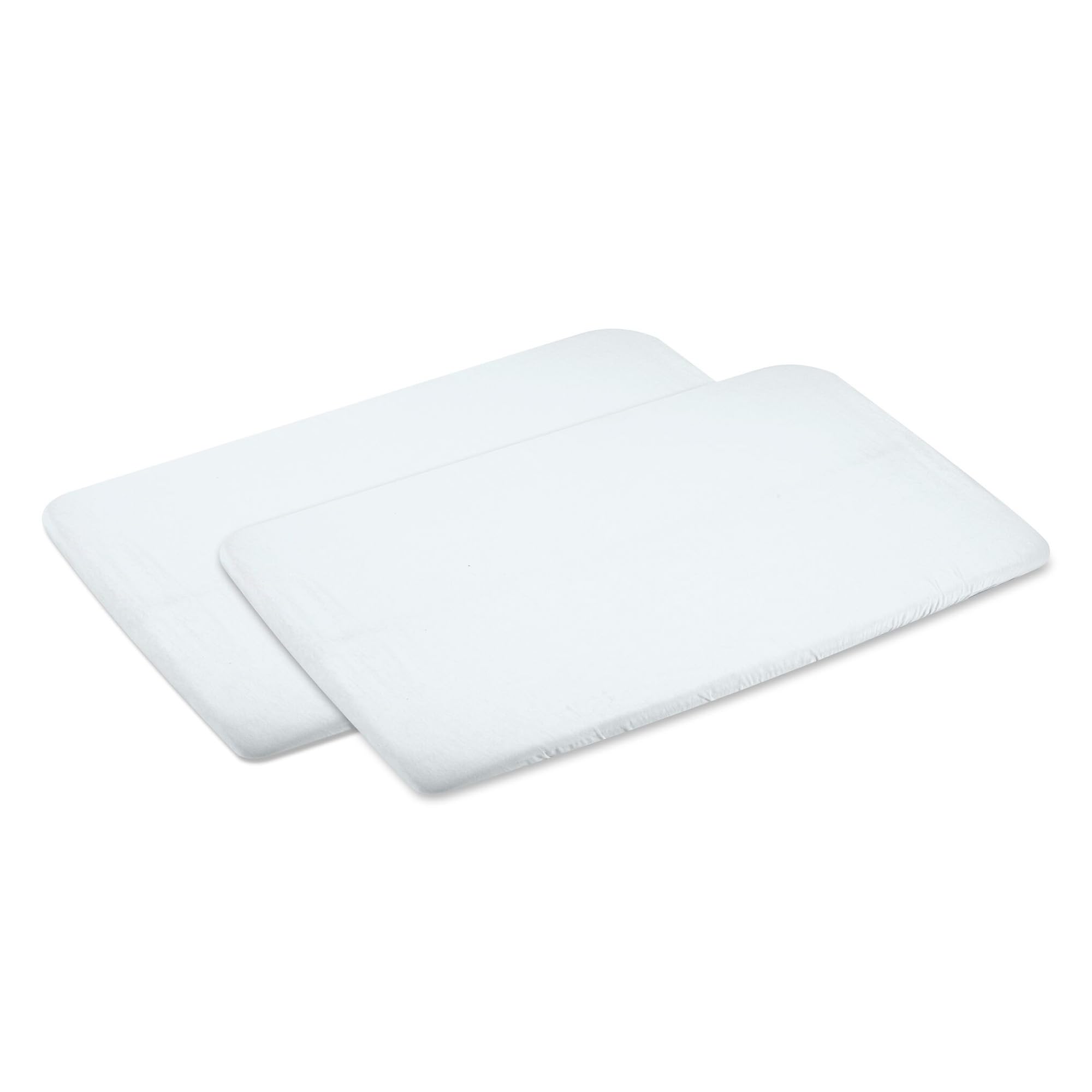 Bebeconfort Bedsheets for Amara, Calidoo, and Zina co-Sleepers and bassinets (2X Pack), White