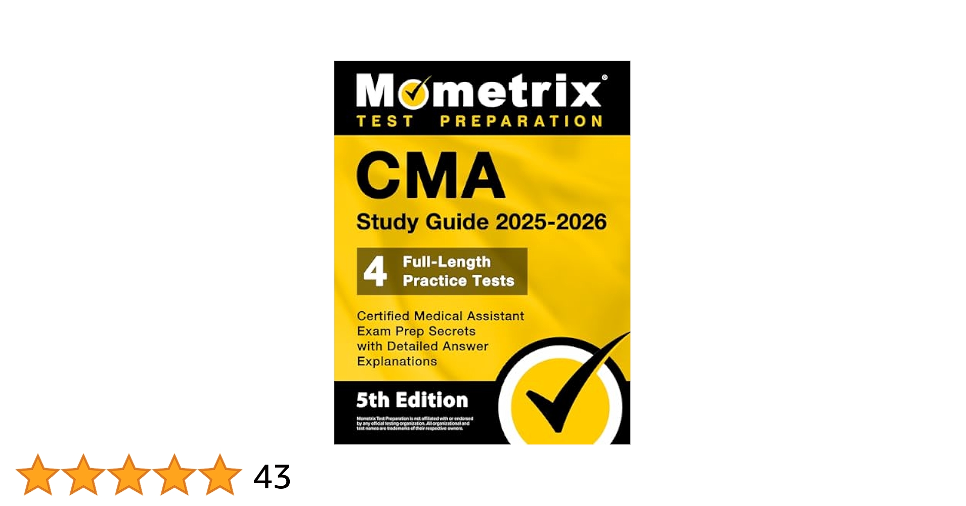CMA Study Guide 2025-2026 - 4 Full-Length Practice Tests, Certified Medical Assistant Exam Prep Secrets with Detailed Answer Explanations: [5th Edition]: 9781516726578: Medicine & Health Science Books @ Amazon.com for Free Printable Cma Study Guide